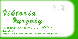 viktoria murguly business card